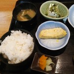 酒房　三日月食堂 - おすすめ定食ご飯大盛り