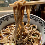 手打蕎麦いちむら - きのこそば（冷） 十割蕎麦に変更