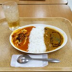 ロイヤルカリー 島忠ホームズ宮原店 - カレー2品　650円　バターチキンとダール