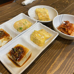 ヨギヨ - 冷奴的なの・ケランマリ(卵焼き)・キムチ