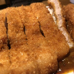 ステーキ&ハンバーグそして勝揚げ 肉山 - カツカレー（アップ２）