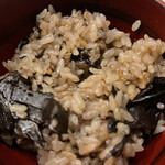 旬菜 おぐら家 - 香茸の炊き込みご飯