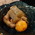 たろいも食堂 - 鶏キモ煮物