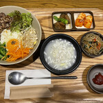 Yuga - カルビビビンバ定食(1100円)