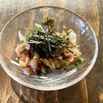 blanc cotta - 種鶏のタタキ(税込450円)