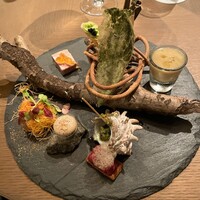 薪焼ステーキ コケット - 前菜８種の盛合せ