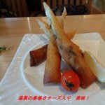 Sushi Hana - 湯葉の春巻きチーズ入り