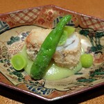日本料理FUJI - 深海魚のどんこを揚げて新銀杏のソースで
