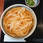 こだわり手打ちうどん 山 - かけうどん(1.5玉・冷)