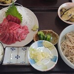 大八 - まぐろおとし定食（冷たいそば大盛り）