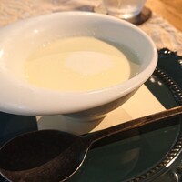 ar - ②「スイートコーンの冷製スープスープ」
