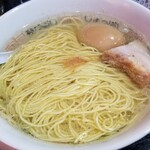 塩そば専門店 桑ばら - 本鮪焼きカマトロ丼と秋刀魚の香油のかけそば