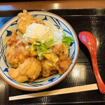 丸亀製麺 - タル鶏天ぶっかけうどん