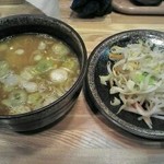 つけ麺 あまのや - 野菜つけ麺　ゆで野菜とつけ汁