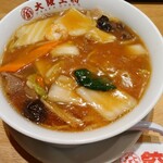 大阪王将 - 五目あんかけラーメン　大盛