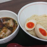 中華そば まる乃 - つけ麺【肉増+味玉】2021.0910