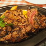 ザ　カウボーイハウス - 焼き加減はほど良いレア！