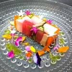 INDIVI - ■契約農家 季節野菜とｴﾃﾞｨﾌﾞﾙﾌﾗﾜｰのテリーヌ