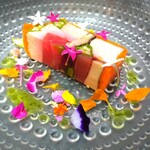 INDIVI - ■契約農家 季節野菜とｴﾃﾞｨﾌﾞﾙﾌﾗﾜｰのテリーヌ