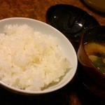 Kadoya Ryokan - ごはん＋大根味噌汁（朝ごはん）