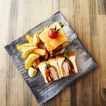 Terrace cafe Ohge - 阿波美豚のフィレ肉のカツサンド