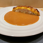 銀座 大石 - 本当は切らずにそのままのサイズで欲しかった