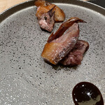 銀座 大石 - さっきの鳩さん(OvO)