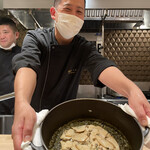 銀座 大石 - 本日の土鍋ごはんは