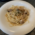 パスタ・ディ・フランコ - ポルチーニのガーリックバターパルメザンソース