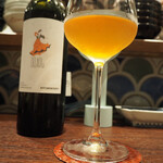 博多おでんと自然薯 よかよか堂 - グラスワイン(オレンジワイン)