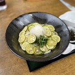 Cocos Shinozaki Ten - Chilled Oroshi Udon with Tokushima Prefecture Sudachi