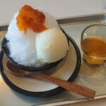 南平台 日帰り温泉 観音湯 - 料理写真:自家製梅シロップかき氷