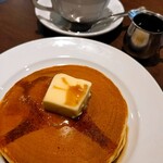 Cafe&Hotcake Tulipes - ホットケーキ&ウインナーコーヒー。ドリンク頼むと−120円となる嬉しいサービス(^^)
