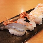 スシロー - 世界の海老食べ比べ（480円）