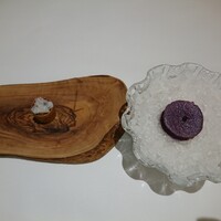 なかがわ - 大分産しいたけとラルド、ブルーベリーとフォアグラ