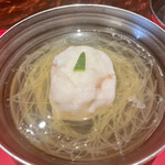 賛否両論 - ホタテとレンコンのしんじょ、ソーメンウリの清し