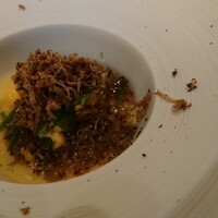 ギュール ルモンテ - とうもろこしプリンサマートリュフかけ。