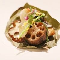 ルアン NIPPONIA HOTEL 奈良 ならまち - 旬の鮮魚と十津川キノコの柿の葉焼き