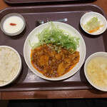 158038253 - 海鮮料理定食　1,120円
                      ・白身魚のチリソース炒め