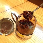 大阪王将 - 料理写真:店長の手作りラー油です。