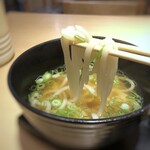 武膳 - ◆麺は適度にコシがあり、食感もいいこと。 汁もいいお出しを感じて好み。ただ汗かきですので、汗だくになりましたけれど。(^0^;)