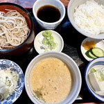 増田屋 - とろろご飯定食。850円。
            お米が美味しい♡
