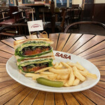 GRILL BURGER CLUB SASA - 『Vegetable SAND￥1200』
      『Hot Coffee￥270』