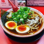 中華ばそ - 醤油ラーメン味玉トッピング