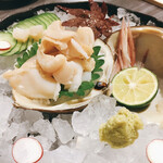 龍のかくれんぼ - 活ホッキ貝造り①