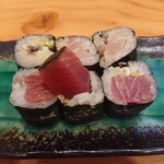 淳ちゃん寿司 - 勘八巻き、鰹巻き