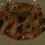 ぼうの - 甘海老のユッケ（６４０円）