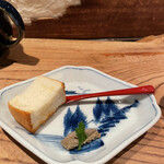 炭火割烹 蔓ききょう - 鹿肝パテとパン