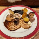 炭火割烹 蔓ききょう - 焼き野菜盛り合わせ