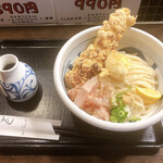 うどん うばら - ちく玉天ぶっかけ